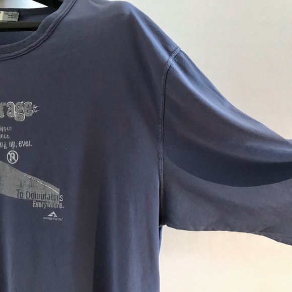 Dominator "Courage" Blue Long Sleeve Tee - Picture 4 of 5